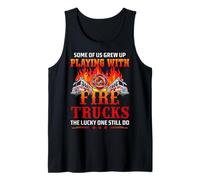 Fire Trucks Firefighter Funny Fireman Proud Firefighters Débardeur