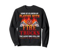 Fire Trucks Firefighter Funny Fireman Proud Firefighters Sweatshirt