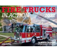 Fire Trucks in Action 2027: 16-Month Calendar--September 2026 through December 2027