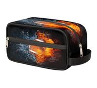 Fire Water Trousse de maquillage de voyage pour femmes, hommes, enfants, filles, garçons, trousse de toilette, trousse de toilette, trousse de toilette, couleur, Taille unique, Organiseur de sac