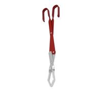 Fire Wood Tongs - Aluminum, Charcoal Grabber Reverse Grip Design | Heat-Resistant Secure Handling of Firewood Charcoal, BBQ Tongs For Fireplace, Barbecue Grill, Camping, Wood Stove, Outdoor Cooking