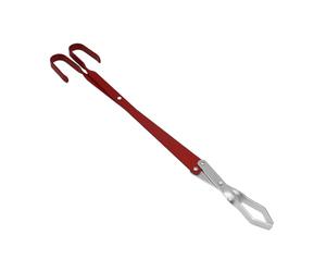 Fire Wood Tongs - Aluminum, Charcoal Grabber Reverse Grip Design | Heat-Resistant Secure Handling of Firewood Charcoal, BBQ Tongs For Fireplace, Barbecue Grill, Camping, Wood Stove, Outdoor Cooking