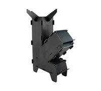Fire World Poêle à fusée Rocket Stove - Système d'emboîtement en acier massif de 3 mm d'épaisseur - Pour barbecue, fusée, poêle à bois, camping, barbecue de camping - Fabriqué en Allemagne