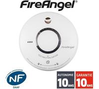 FIREANGEL - Détecteur de fumée Thermoptek,Autonomie 10 ans, avec option d'interconnexion sans fil, Fireangel (WST630)