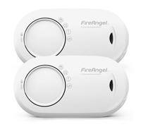 FireAngel FA3820 Lot de 2 Détecteurs de Monoxyde de Carbone CO, Capteur de Monoxyde de Carbone, Détecteur de CO Portable, Pile Scellée 10 Ans, Maison, Voyage