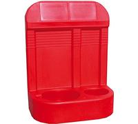 Firechief Support d'extincteur HS26/RED pour deux extincteurs, rouge, 62 x 27 x 48 cm
