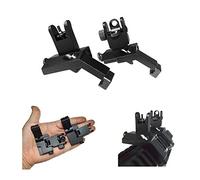 FIRECLUB 2017 Front and Rear Flip up 45 Degree Rapid Transition BUIS Backup Iron Sight