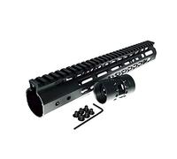 FIRECLUB 7" 9" 10" 12" 13.5" 15" AR15 Free Float Keymod Handguard Picatinny Rail for Hunting Tactical Rifle Scope Mount (12inch)