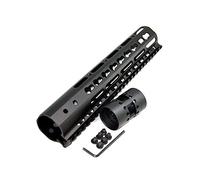 FIRECLUB 7" 9" 10" 12" 13.5" 15" AR15 Free Float Keymod Handguard Picatinny Rail for Hunting Tactical Rifle Scope Mount (10inch)
