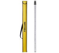 Firecore Mire de nivellement télescopique 3m, toises en aluminium pour lasers à lignes croisées et lasers rotatifs, mire de mesure avec sac en nylon, longueur 3 m en 3 segments, division cm/mm)