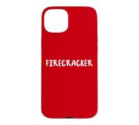 Firecracker 4th of July Fire Works Fan USA Summer Fun Coque pour iPhone 15 Plus