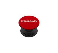 Firecracker 4th of July Fire Works Fan USA Summer Fun PopSockets PopGrip Adhésif