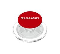 Firecracker 4th of July Fire Works Fan USA Summer Fun PopSockets PopGrip pour MagSafe