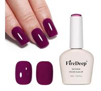Firedeep Gel Vernis à Ongles Violet Baie 10ml Sans Hema Soin Manucure UV LED Semi-Permanent Cadeau pour Art DIY Salon Femmes