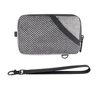 FIREDOG Pochette anti-odeurs, sac anti-odeurs de petite taille pour le rangement de voyage (gris, 12,7 x 7,6 cm)