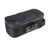 Firedog Sac Anti-odeurs avec Serrure à Combinaison, Pochette Noire Anti-odeurs en Nylon pour Le Rangement de Voyage