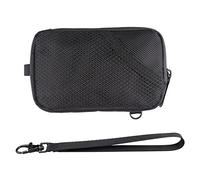 Firedog Sacs Anti-odeurs, Pochette Anti-odeurs doublée de Carbone, Sacs de Rangement Anti-odeurs (Noir, Taille S, 12,7 x 7,6 cm)