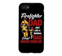 Firefighter Dad Just Like A Normal Except Dad Much Cooler Coque pour iPhone SE (2020) / 7/8