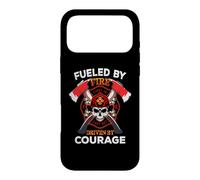 Firefighter Fueled by Fire Driven by Courage Fireman Coque pour iPhone 17 Pro Max