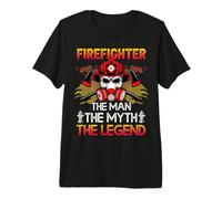 Firefighter Funny Fireman Proud Firefighters Lovers T-Shirt Haut de Gamme