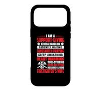 Firefighter Husband Loving Firefighter's Wife Firefighters Coque pour iPhone 17 Pro Max