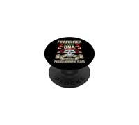 Firefighter It's in My DNA Fireman Proud Firefighters Lovers PopSockets PopGrip Adhésif