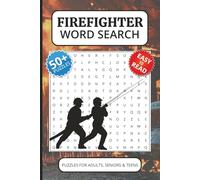 Firefighter Word Search Book: Word Searches with Easy to Read Print about Firefighting, Fire Rescue, Fire Department and More, 6x9 inches, 110 pages, ... Gifts for Vacations, Holidays and Free Times.