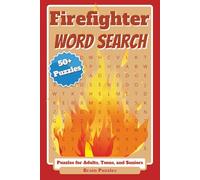 Firefighter Word Search Puzzle Book: Word Searches with easy to Read Print about Firefighters, Firefighting, Emergency Services, and More | 6x9 ... Gift for Vacations, Holiday, and Free Times