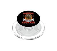 Firefighters Fueled by Fire Firefighter Fireman Firefighters PopSockets PopGrip pour MagSafe