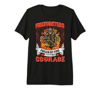 Firefighters Fueled by Fire Firefighter Fireman Firefighters T-Shirt Haut de Gamme