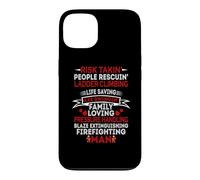 Firefighting Man Firefighter Funny Fireman Firefighters Coque pour iPhone 13