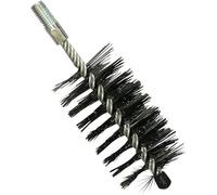 FIREFIX 2036/2 Brosse pour tuyau de poêle en fil d'acier avec filetage extérieur M12 Noir 50 mm