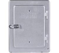 Firefix 2093 Porte de cheminée argent