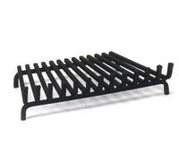 FIREFIX 4010/H Grille de feu avec clous pour sabot, conique, acier laqué noir, acier 4 pans de 16 mm d'épaisseur, 520 x 350 x 340 mm (largeur avant x largeur arrière x profondeur)