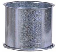FIREFIX A100/WD Tuyau de poêle Doublure de paroi double FAL Ø 100 mm, gris argenté