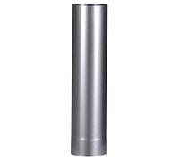 FIREFIX A110/5 FAL 500 mm, Ø 110 mm Tube de poêle en tôle d'acier 0,6 mm d'épaisseur soudé au Laser Argenté