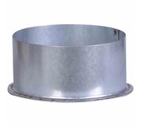 FIREFIX A110/K Couvercle de gaine murale FALØ110 mm, gris argenté