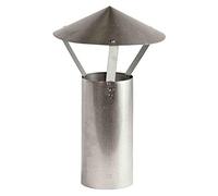 FIREFIX A110/RH Chapeau de Pluie (galvanisé), Hauteur 420 mm, diamètre 110 mm, pour tuyaux de Four de 0,6 mm d'épaisseur