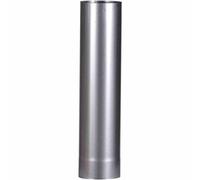 FIREFIX A120/5 Tube de poêle 500mm FALØ120mm, gris argenté
