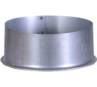 FIREFIX A130/K Couvercle de gaine murale FALØ130 mm, gris argenté