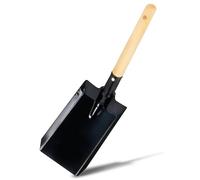 FIREFIX Pelle à charbon multi-purpose en Acier noir avec manche en Bois