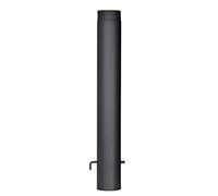FIREFIX R130/1D Ofenrohr Tuyau de cheminée, Noir