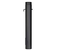 FIREFIX R130/1DR Ofenrohr Tuyau de cheminée, Noir