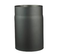 FIREFIX Senotherm RD130/2 Tuyau de poêle en acier épais de 2 mm de diamètre 130 mm pour cheminées et foyers Gris foncé Longueur 250 mm