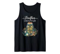 Fireflies and Front Porch Nights Cute Southern Summer Jar Débardeur
