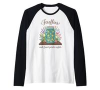Fireflies and Front Porch Nights Cute Southern Summer Manche Raglan