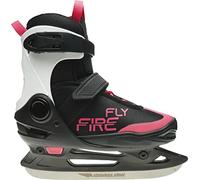 FIREFLY Alpha Soft III Adj Chaussures De Hockey Adulte Unisexe, Black/White/Pink, 37