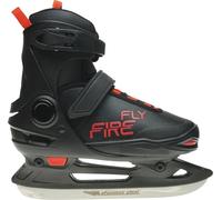 FIREFLY Alpha Soft III Adj Chaussures De Hockey Adulte Unisexe, Black/Red, 33