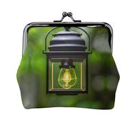 Firefly and Lantern Portefeuille en cuir synthétique avec fermeture à glissière pour rouge à lèvres et clés