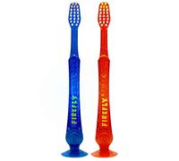Firefly Brosse à Dents Minuteur Lumineux avec Ventouse 2 pièces (couleur aléatoire)